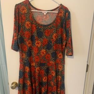 LuLaRoe Nicole Dress 3XL